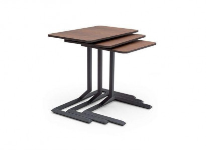 Modern side tables in a set of three for stylish living spaces